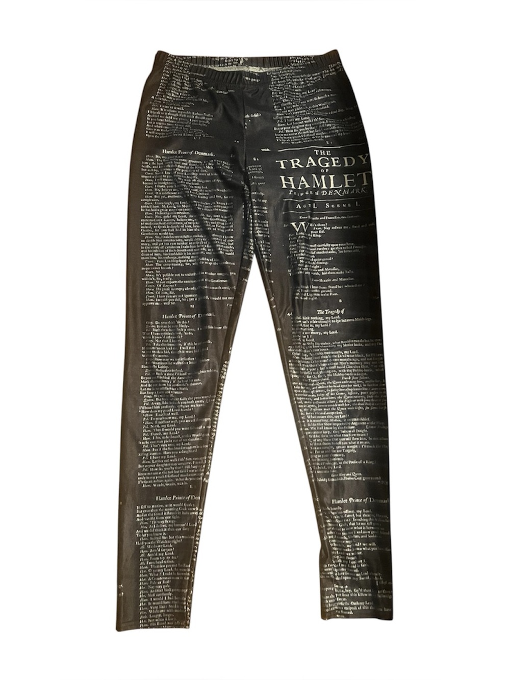 3/$20 💜 HAMLET Leggings Drama Shakespeare Theater Play Goth Tragedy L